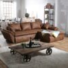 Ecksofa Loana 275x185 cm Braun mit Schlaffunktion