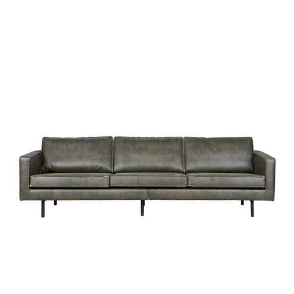 Lounge Couch in Oliv Grün modern