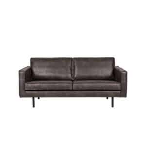 2 Sitzer Sofa in Schwarz modern