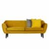 2 Sitzer Sofa in Gelb Retro Design
