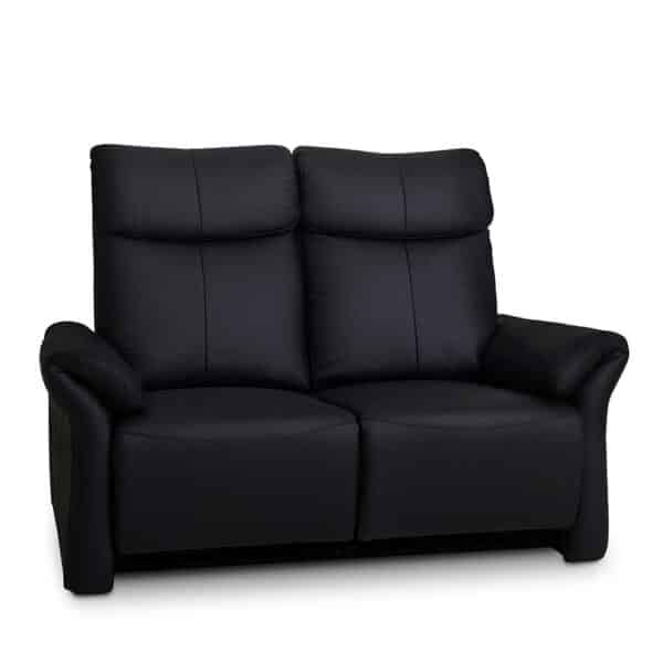 2er Sofa in Schwarz elektrisch verstellbar