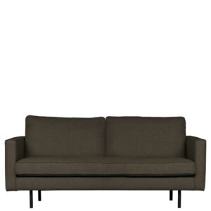 Sofa in Graubraun Webstoff 190 cm breit