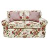 Country Style Sofa mit Nosagunterfederung Blumen Muster