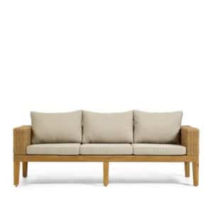 Lounge Sofa für Wintergarten Akazie Massivholz