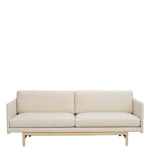 Skandi Couch in Beige Eiche White Wash