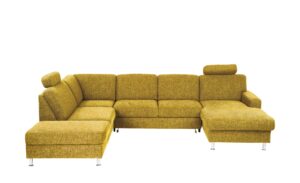 meinSofa Wohnlandschaft mit Schlaffunktion  Jana ¦ gelb Polstermöbel > Sofas > Schlafsofas - Höffner