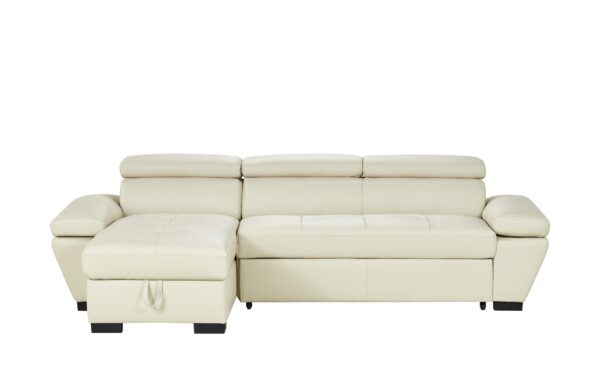 uno Ecksofa mit Schlaffunktion  Elea ¦ creme Polstermöbel > Sofas > Ecksofas - Höffner