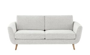 SOHO Sofa weiß - Webstoff Smilla ¦ weiß Polstermöbel > Sofas > 2-Sitzer - Höffner