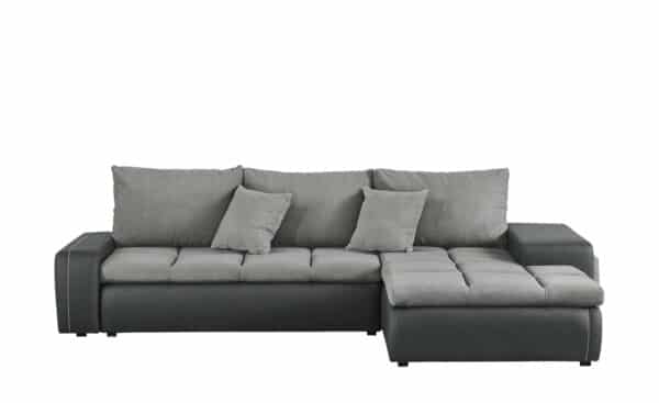 switch Ecksofa mit 2 Sitzhocker  Riva ¦ grau Polstermöbel > Sofas > Ecksofas - Höffner