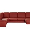 meinSofa Leder-Wohnlandschaft  Carolin ¦ rot Polstermöbel ></noscript> Sofas > Wohnlandschaften - Höffner