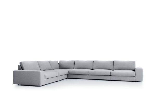 Ecksofa  Brooke ¦ grau Polstermöbel > Sofas > Ecksofas - Höffner