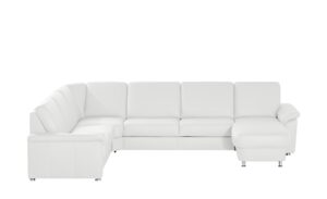 meinSofa Leder-Wohnlandschaft  Carolin ¦ weiß Polstermöbel > Sofas > Wohnlandschaften - Höffner