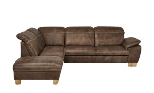 meinSofa Leder-Ecksofa  Raica ¦ braun Polstermöbel > Sofas > Ecksofas - Höffner