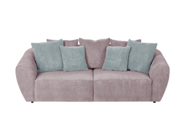 smart Big Sofa  Savita ¦ rosa/pink Polstermöbel > Sofas > 3-Sitzer - Höffner