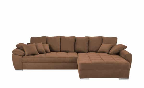 Ecksofa  Farina ¦ braun Polstermöbel > Sofas > Ecksofas - Höffner