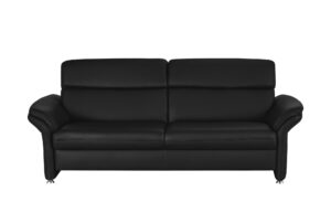 meinSofa Ledersofa  Manon ¦ schwarz Polstermöbel > Sofas > 3-Sitzer - Höffner