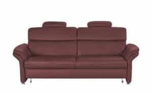 meinSofa Ledersofa  Manon ¦ lila/violett Polstermöbel > Sofas > 3-Sitzer - Höffner