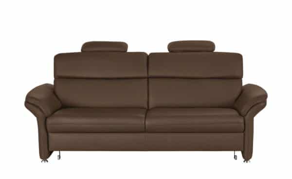 meinSofa Ledersofa  Manon ¦ braun Polstermöbel > Sofas > 3-Sitzer - Höffner