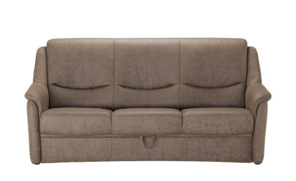 Vorziehsofa  Lech ¦ braun Polstermöbel > Sofas > 3-Sitzer - Höffner