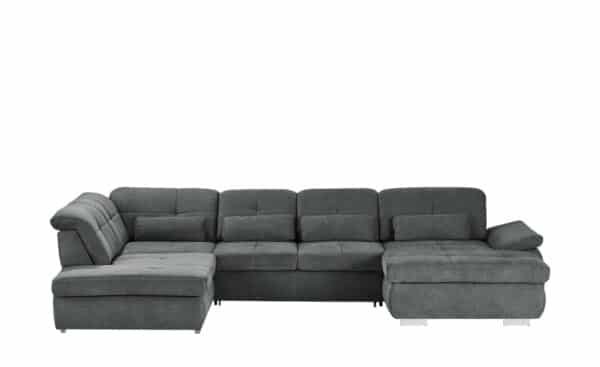 Wohnlandschaft mit Funktion  Perry ¦ grau Polstermöbel > Sofas > Schlafsofas - Höffner