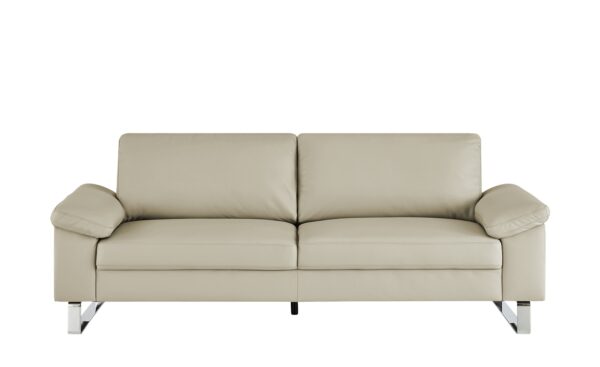 Max Schelling Ledersofa  Maximum ¦ creme Polstermöbel > Sofas > 3-Sitzer - Höffner