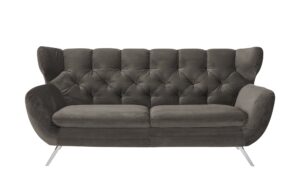 pop Sofa  Caldara ¦ grau Polstermöbel > Sofas > 2-Sitzer - Höffner