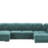 Wohnlandschaft  Gladys ¦ türkis/petrol Polstermöbel ></noscript> Sofas > Schlafsofas - Höffner