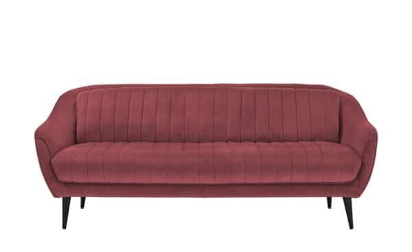 Sofa  Sophia ¦ rot Polstermöbel > Sofas > 3-Sitzer - Höffner