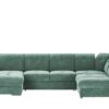 Wohnlandschaft mit Funktion  Gladys ¦ türkis/petrol Polstermöbel ></noscript> Sofas > Schlafsofas - Höffner