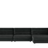 pop Ecksofa Samt  Scarlatti ¦ schwarz Polstermöbel ></noscript> Sofas > Ecksofas - Höffner