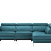 uno Ecksofa Leder  Dallas ¦ türkis/petrol Polstermöbel ></noscript> Sofas > Ecksofas - Höffner
