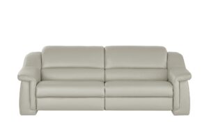 himolla Ledersofa  1501 ¦ grau Polstermöbel > Sofas > 3-Sitzer - Höffner