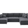 bobb Wohnlandschaft  Arissa de Luxe ¦ grau Polstermöbel ></noscript> Sofas > Schlafsofas - Höffner