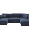 bobb Wohnlandschaft  Arissa de Luxe ¦ blau Polstermöbel ></noscript> Sofas > Schlafsofas - Höffner