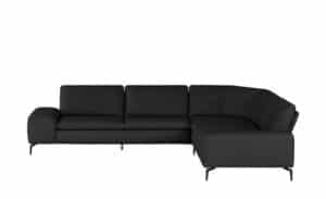 W.SCHILLIG Ecksofa Leder  Valentinoo ¦ schwarz Polstermöbel > Sofas > Ecksofas - Höffner