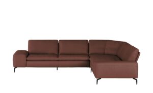 W.SCHILLIG Ecksofa Leder  Valentinoo ¦ rot Polstermöbel > Sofas > Ecksofas - Höffner