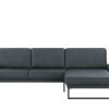 Gallery M Leder Ecksofa  Viola ¦ blau Polstermöbel ></noscript> Sofas > Ecksofas - Höffner