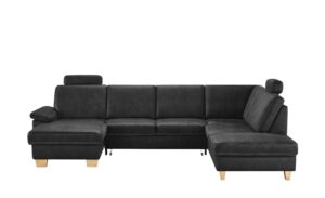 meinSofa Wohnlandschaft   Samu ¦ schwarz Polstermöbel > Sofas > Schlafsofas - Höffner