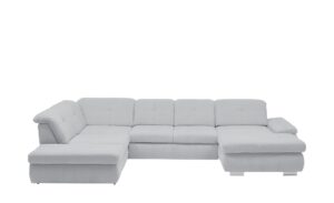 Lounge Collection Wohnlandschaft Flachgewebe  Affair ¦ grau Polstermöbel > Sofas > Schlafsofas - Höffner