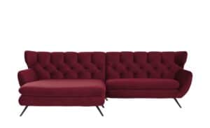 pop Ecksofa  Caldara ¦ rot Polstermöbel > Sofas > Ecksofas - Höffner