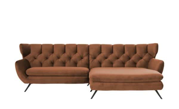 pop Ecksofa  Caldara ¦ braun Polstermöbel > Sofas > Ecksofas - Höffner