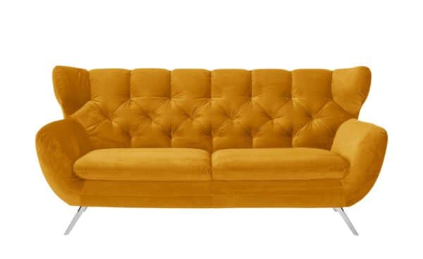 pop Sofa  Caldara ¦ gelb Polstermöbel > Sofas > 2-Sitzer - Höffner