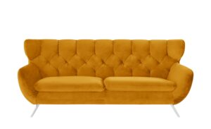 pop Sofa  Caldara ¦ gelb Polstermöbel > Sofas > 3-Sitzer - Höffner