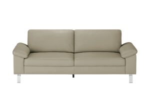 Max Schelling Ledersofa  Maximum ¦ grau Polstermöbel > Sofas > 3-Sitzer - Höffner