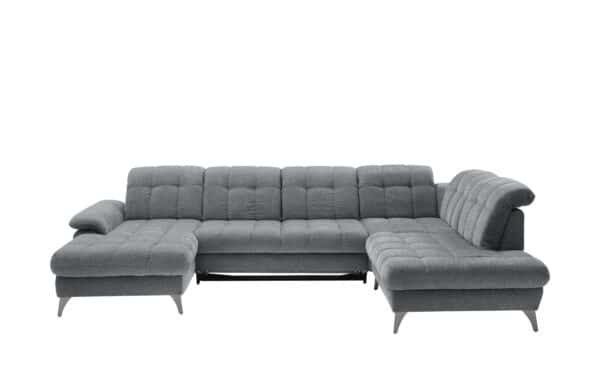 Wohnlandschaft  Melly ¦ grau Polstermöbel > Sofas > Schlafsofas - Höffner