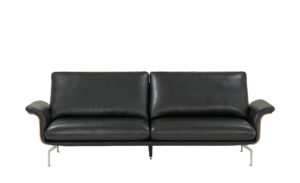 Nils Olsen Ledersofa  Alva ¦ schwarz Polstermöbel > Sofas > 3-Sitzer - Höffner