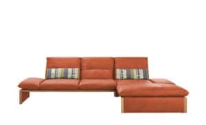 KOINOR Leder-Ecksofa  Humfrey ¦ orange Polstermöbel > Sofas > Ecksofas - Höffner