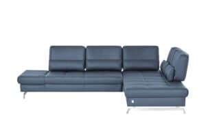 JOOP! Ecksofa Leder  Loft 8108 ¦ blau Polstermöbel > Sofas > Ecksofas - Höffner