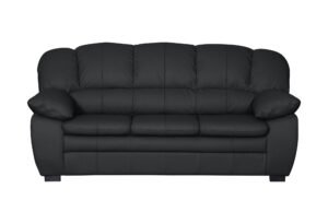 uno Ledersofa  Casino ¦ schwarz Polstermöbel > Sofas > 3-Sitzer - Höffner