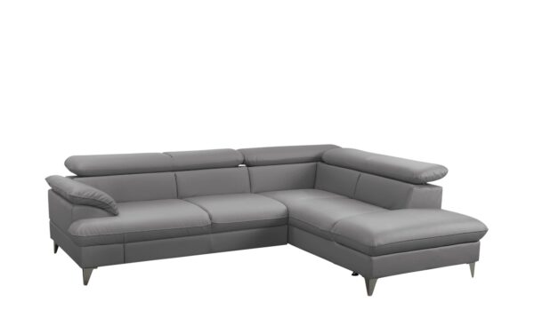 uno Ecksofa  David ¦ grau Polstermöbel > Sofas > Ecksofas - Höffner